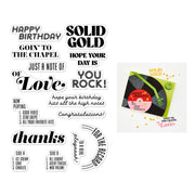 Hero Arts - Solid Gold Stamp Set