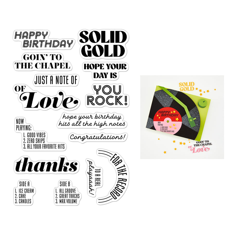 Hero Arts - Solid Gold Stamp Set