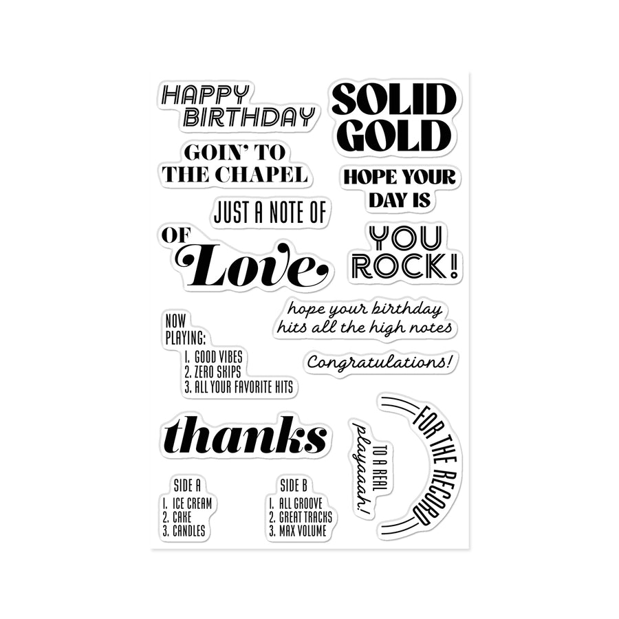 Hero Arts - Solid Gold Stamp Set