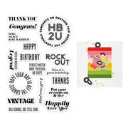Hero Arts - Vintage Vinyl Stamp Set