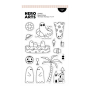 Hero Arts - Beach Boos Stamp Set