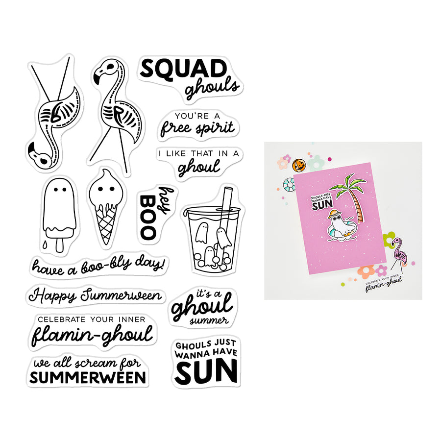 Hero Arts - Ghoul Summer Stamp Set
