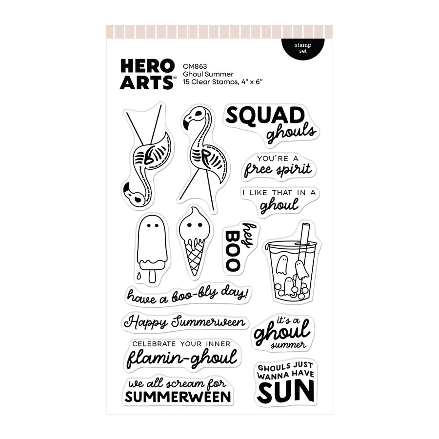 Hero Arts - Ghoul Summer Stamp Set
