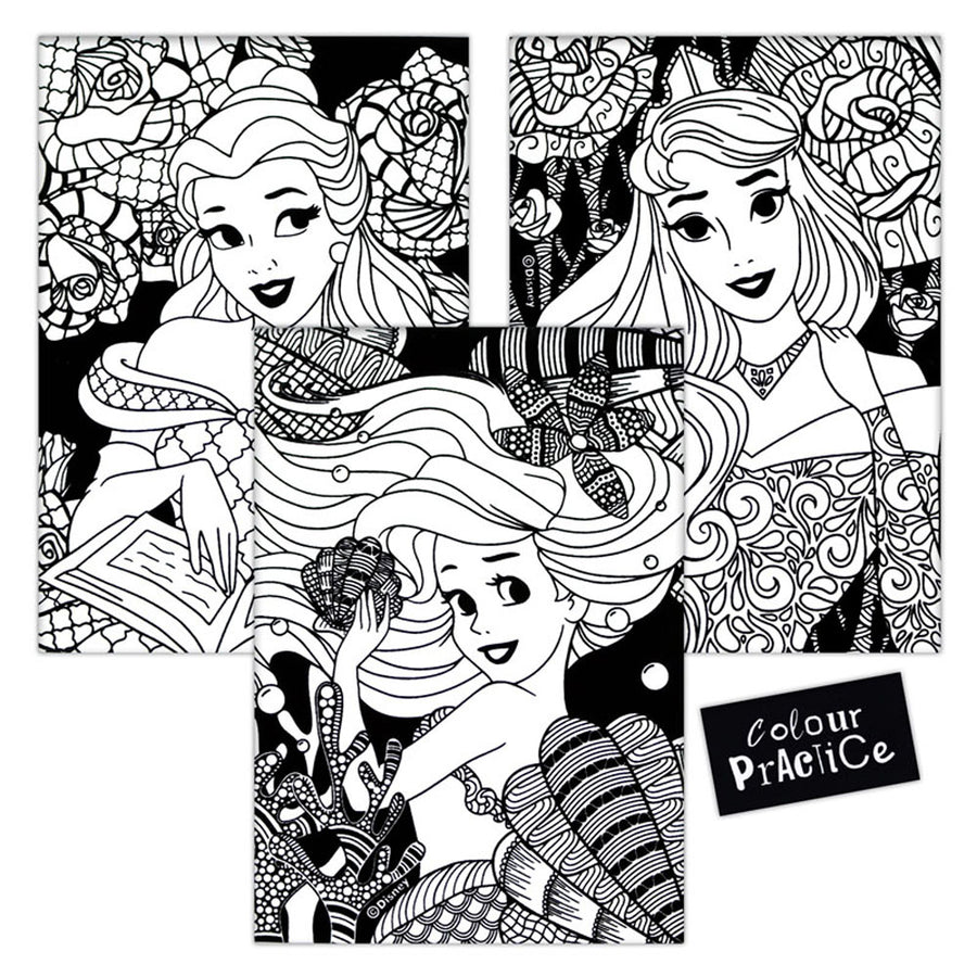 ColourMe Velvet Art Posters - Princess, Vol 1 (3 pack)