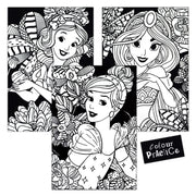 ColourMe Velvet Art Posters - Princess, Vol 2 (3 pack)