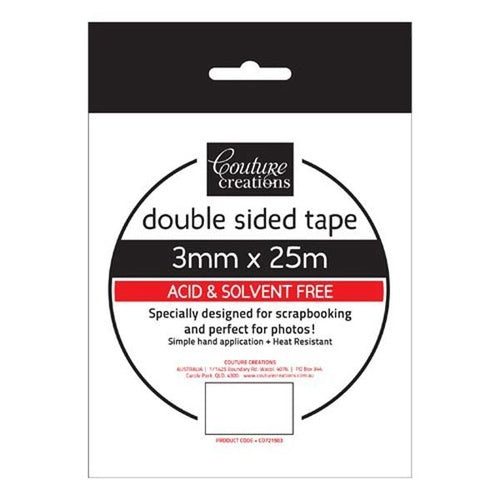 Couture Creations - Double Sided Tape - 3mm