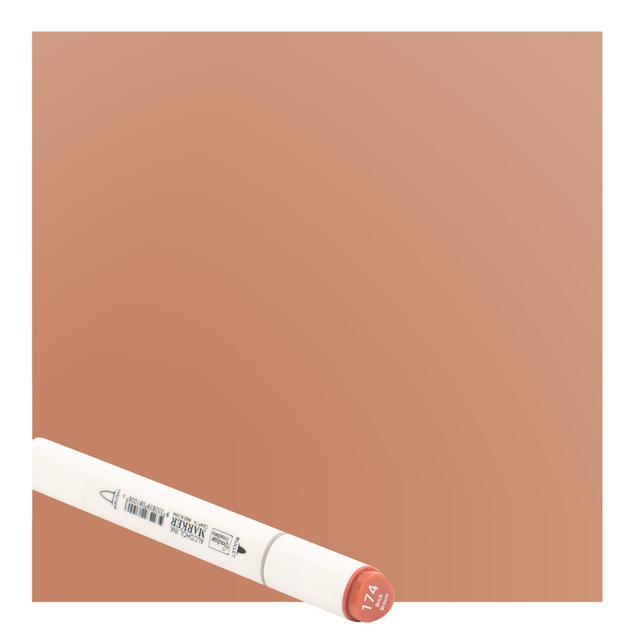 Couture Creations - Brick Brown Twin Tip Alcohol Ink Marker