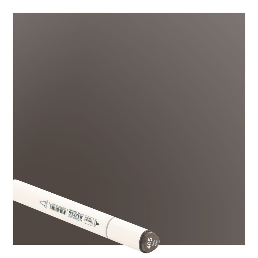 Couture Creations - Black Grey Twin Tip Alcohol Ink Marker