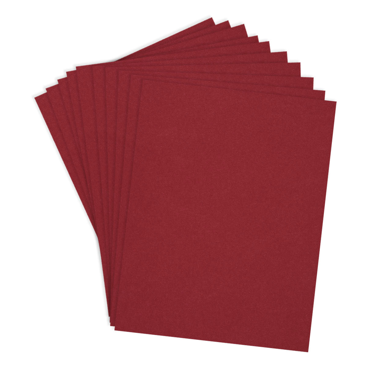 Spellbinders - Cranberry ColorWheel Cardstock 8.5" x 11" - 10 Sheets