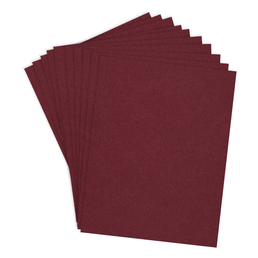 Spellbinders - Merlot ColorWheel Cardstock 8.5" x 11" - 10 Sheets