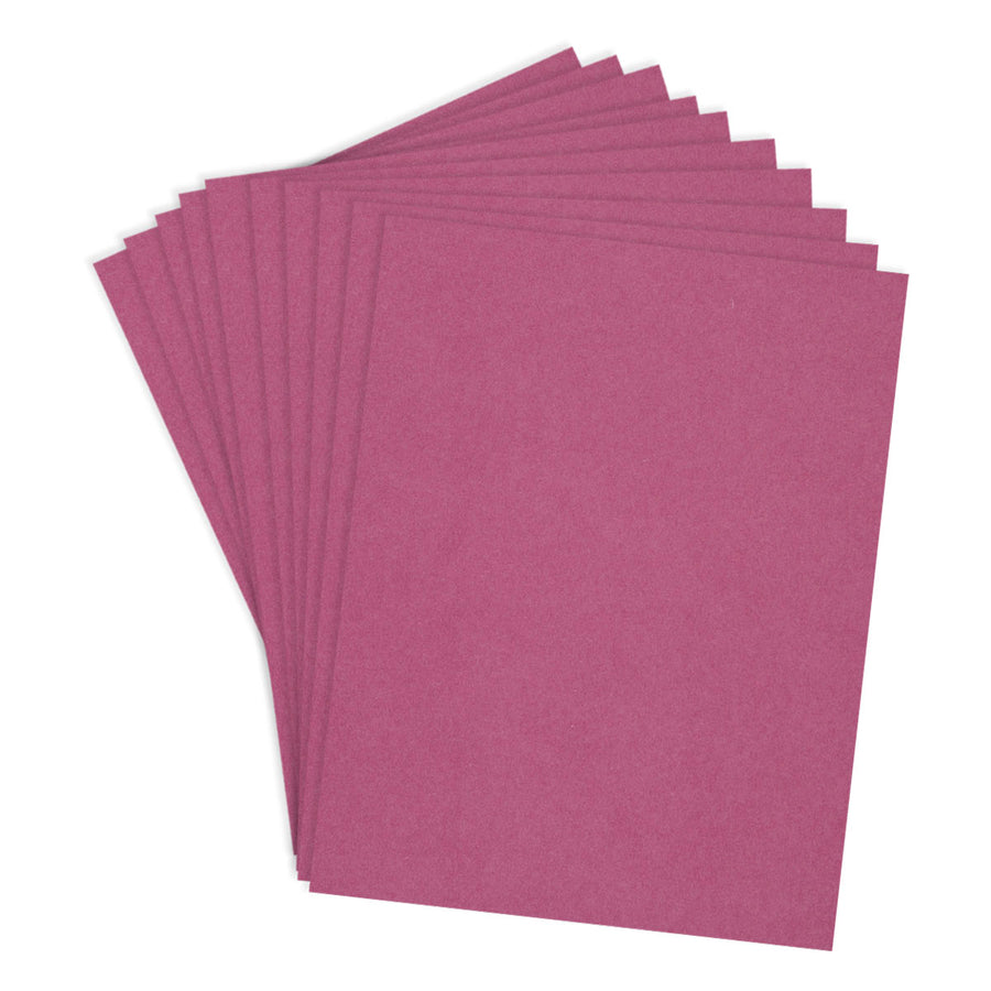 Spellbinders - Mulberry ColorWheel Cardstock 8.5" x 11" - 10 Sheets