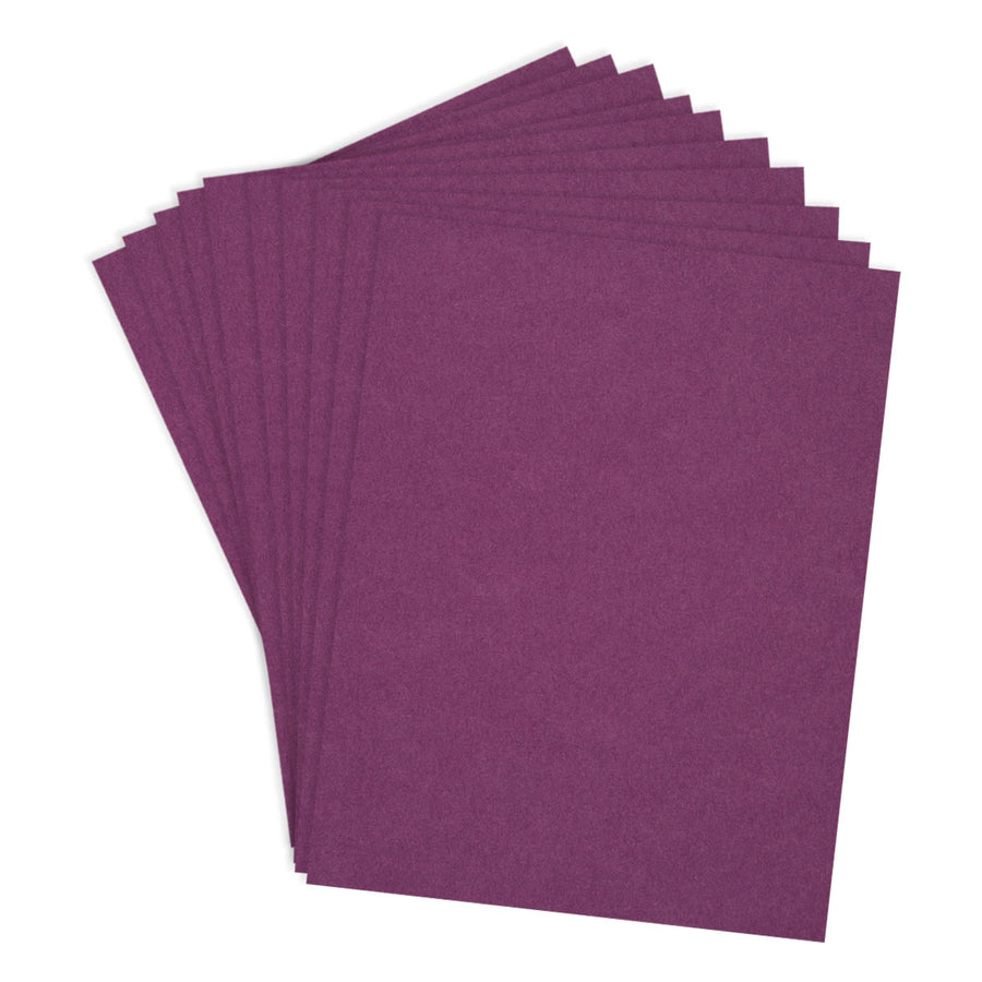Spellbinders - Violet ColorWheel Cardstock 8.5" x 11" - 10 Sheets