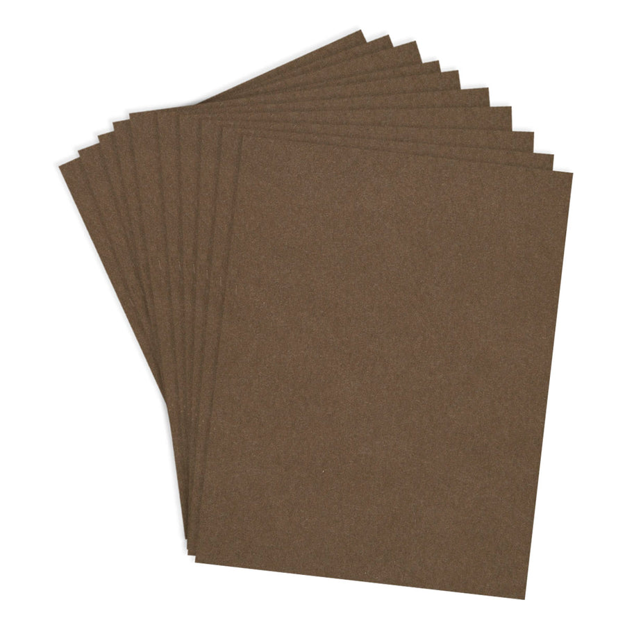 Spellbinders - Truffle ColorWheel Cardstock 8.5" x 11" - 10 Sheets