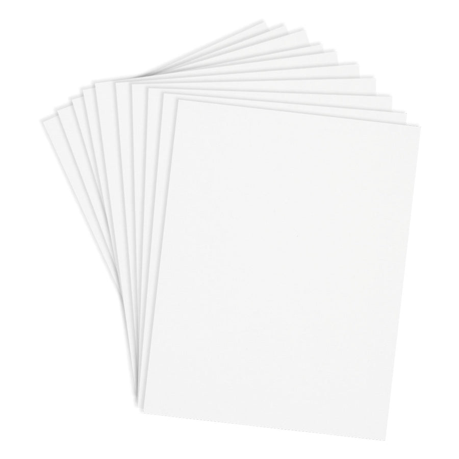 Spellbinders - Classic White ColorWheel Cardstock 8.5" x 11" - 10 Sheets