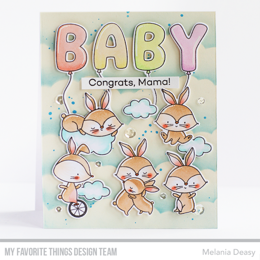 My Favorite Things - Happiness Comes in Very Small Packages Stamps
