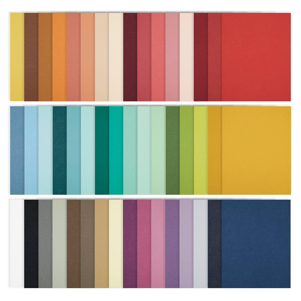 Spellbinders - The Full 48 ColorWheel Cardstock Pack A2 - 1 each