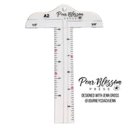 Pear Blossom Press - Cardmaker's T-square A2 (1 ruler)