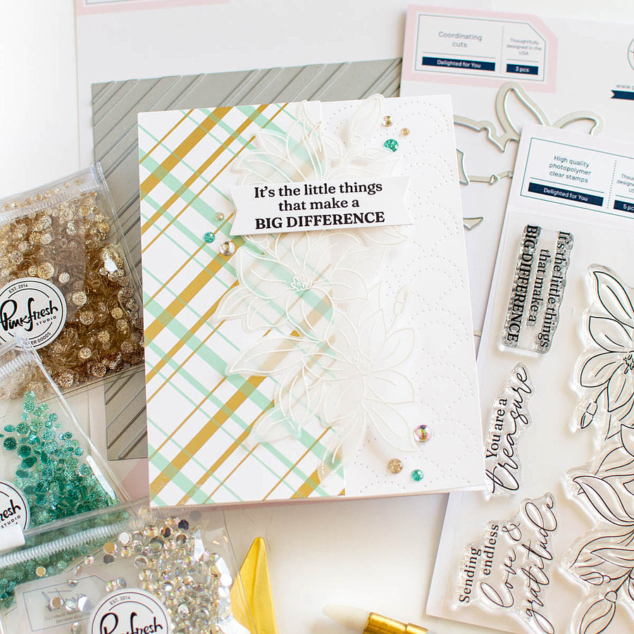 Pinkfresh Studio - Delighted For You Stamp Set
