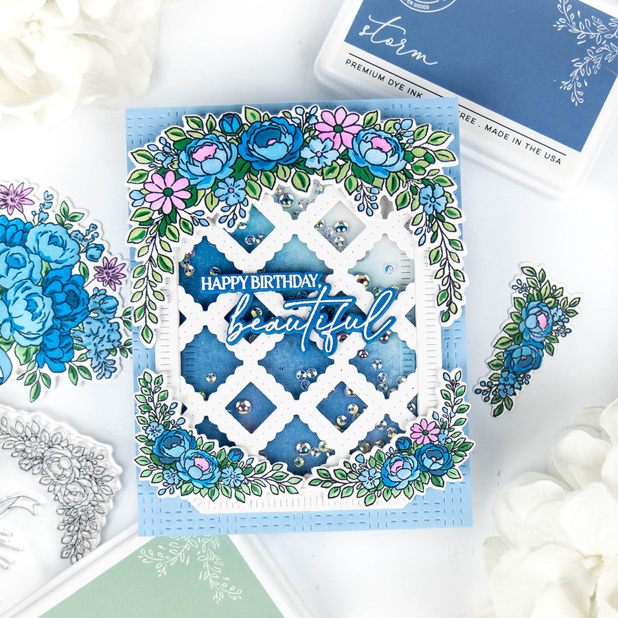 Pinkfresh Studio - Celebrate in Blooms Stamps