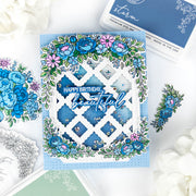 Pinkfresh Studio - Celebrate in Blooms Stencils