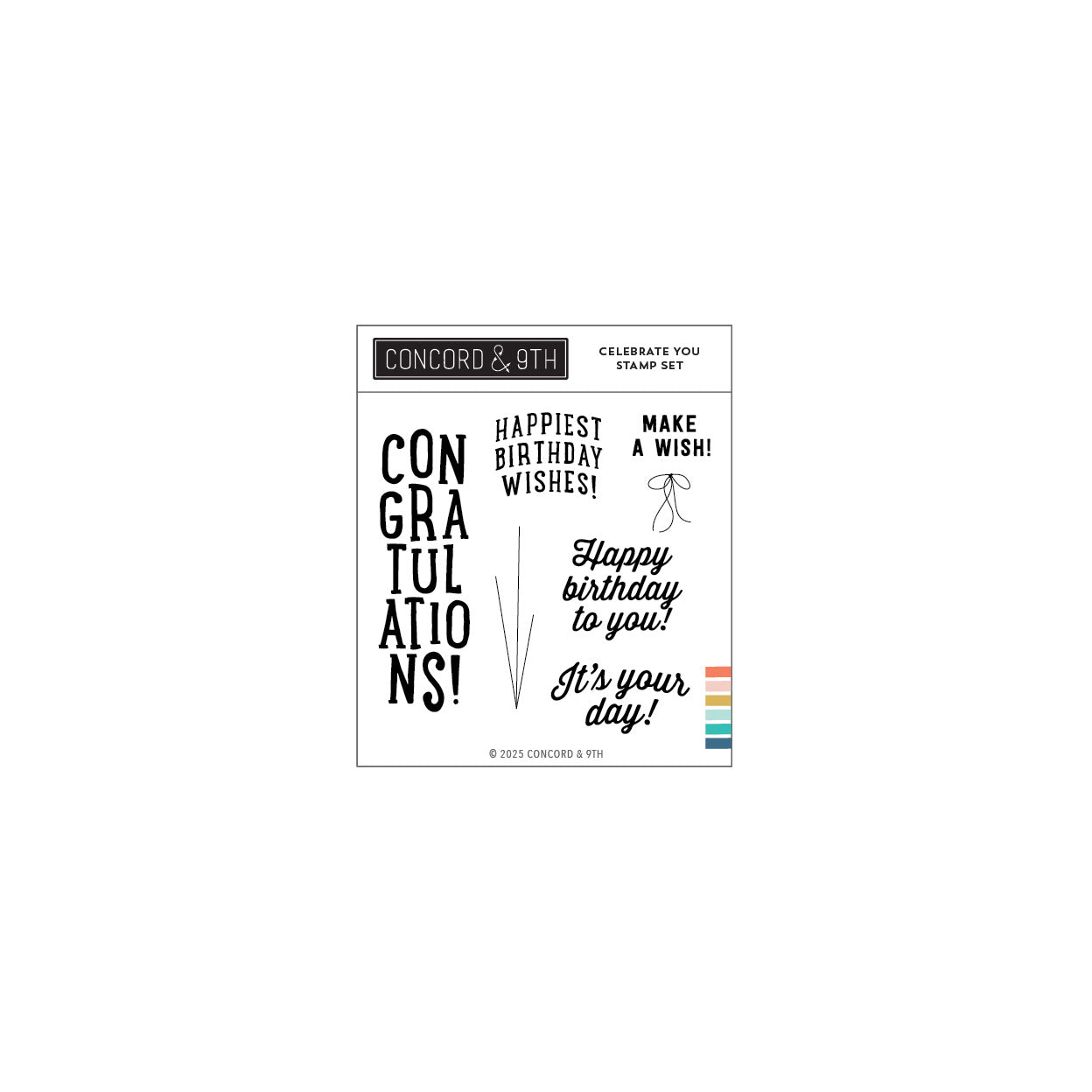 Concord & 9th - Celebrate You Stamp Set