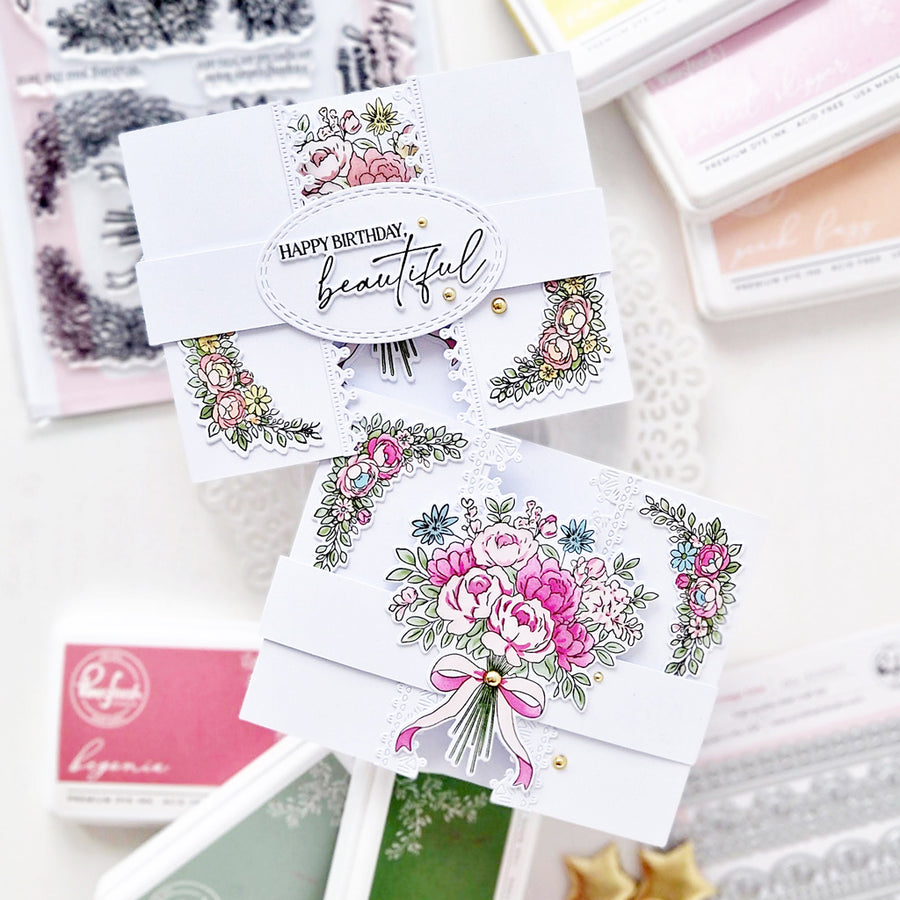 Pinkfresh Studio - Celebrate in Blooms Dies