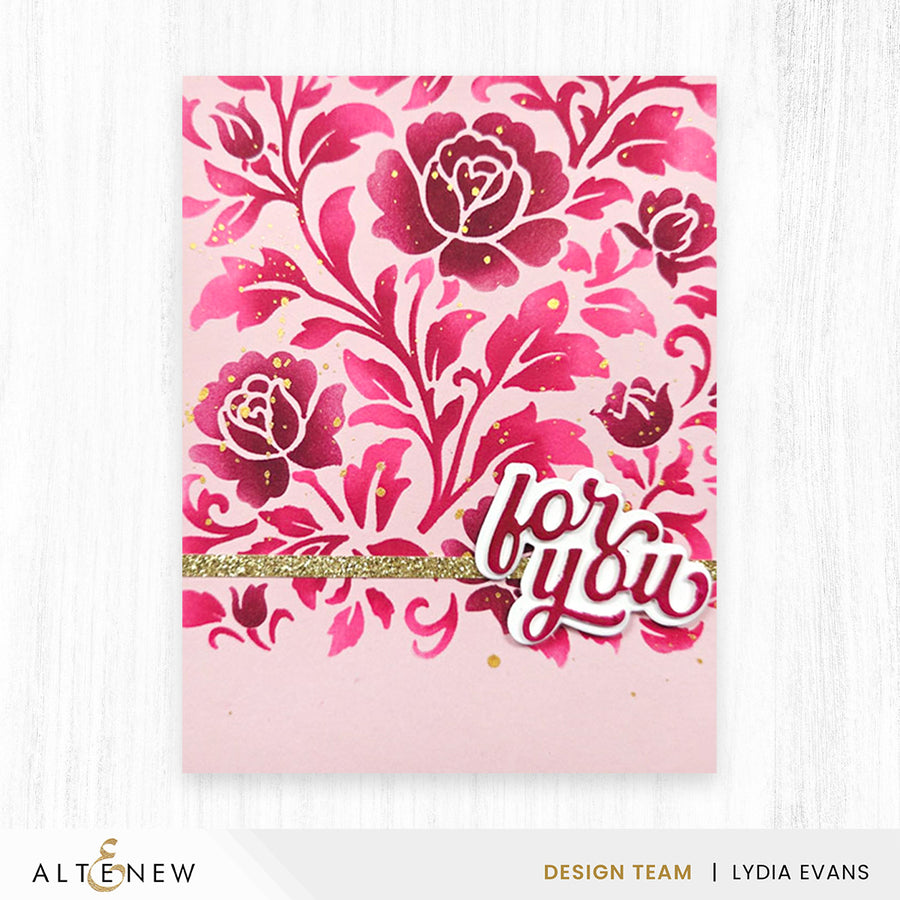 Altenew - Chateau Blooms Stencil Set (2 in 1)