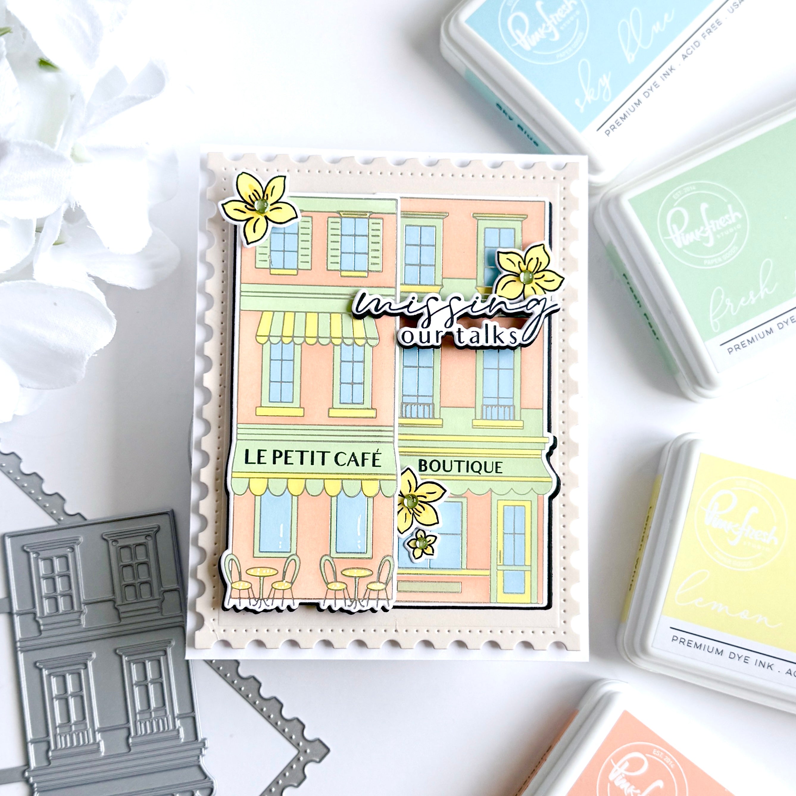 Pinkfresh Studio - Darling District Stamps
