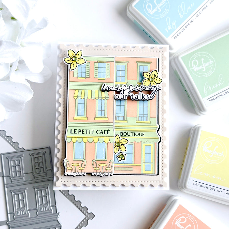 Pinkfresh Studio - Darling District Stamps
