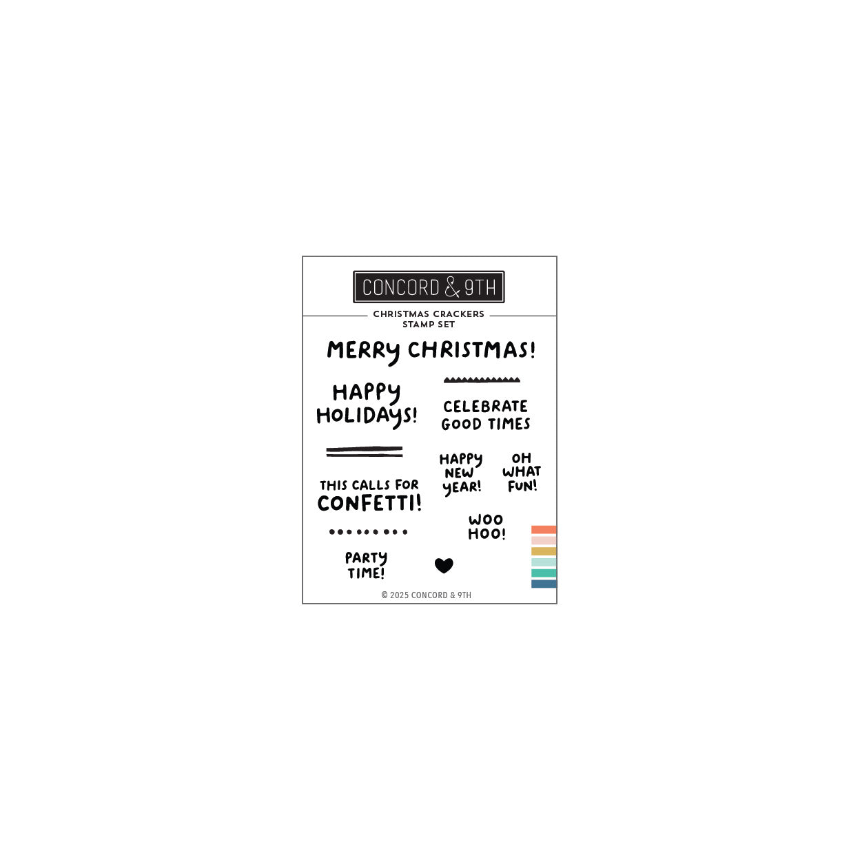 Concord & 9th - Christmas Crackers Stamp Set