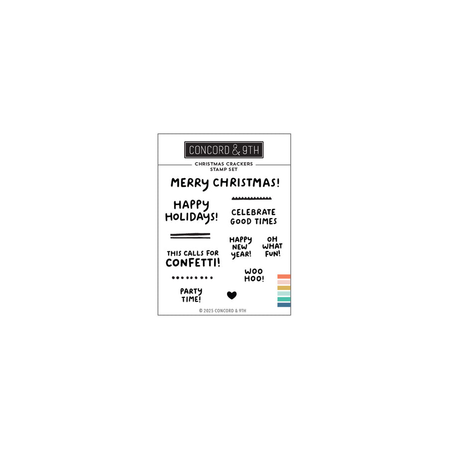 Concord & 9th - Christmas Crackers Stamp Set