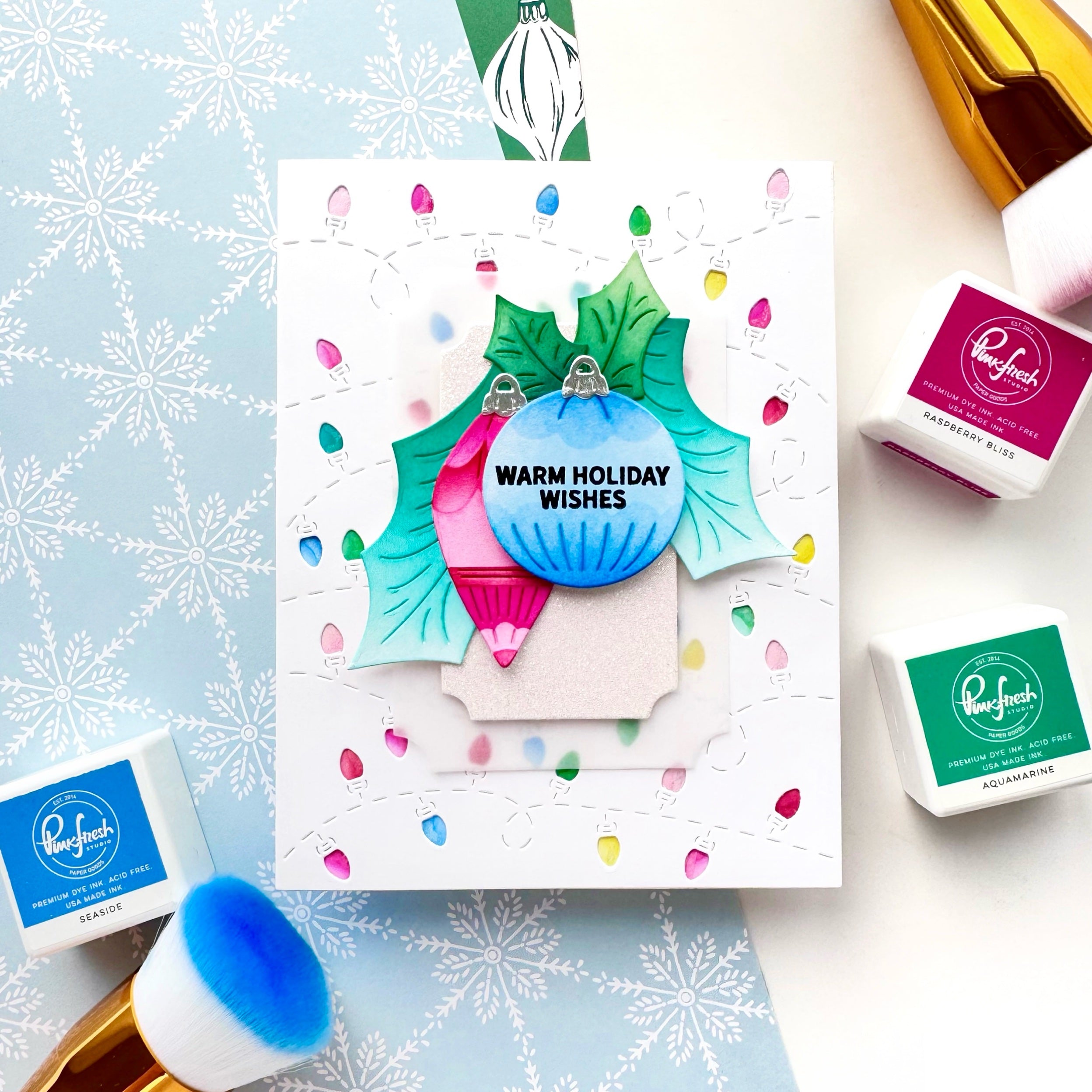 Pinkfresh Studio - Christmas Lights Stencils