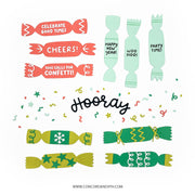 Concord & 9th - Christmas Crackers Stamp & Die Bundle
