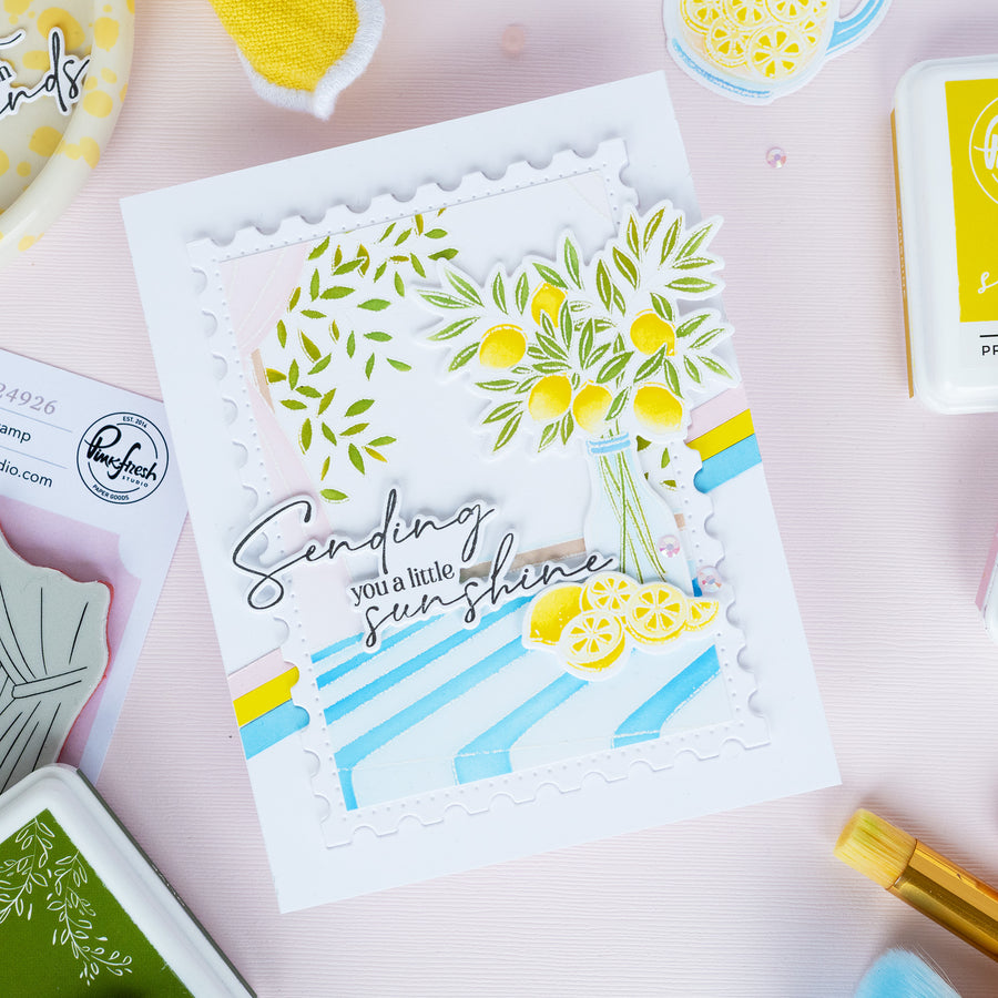 Pinkfresh Studio - Citrus Still Life Stencils
