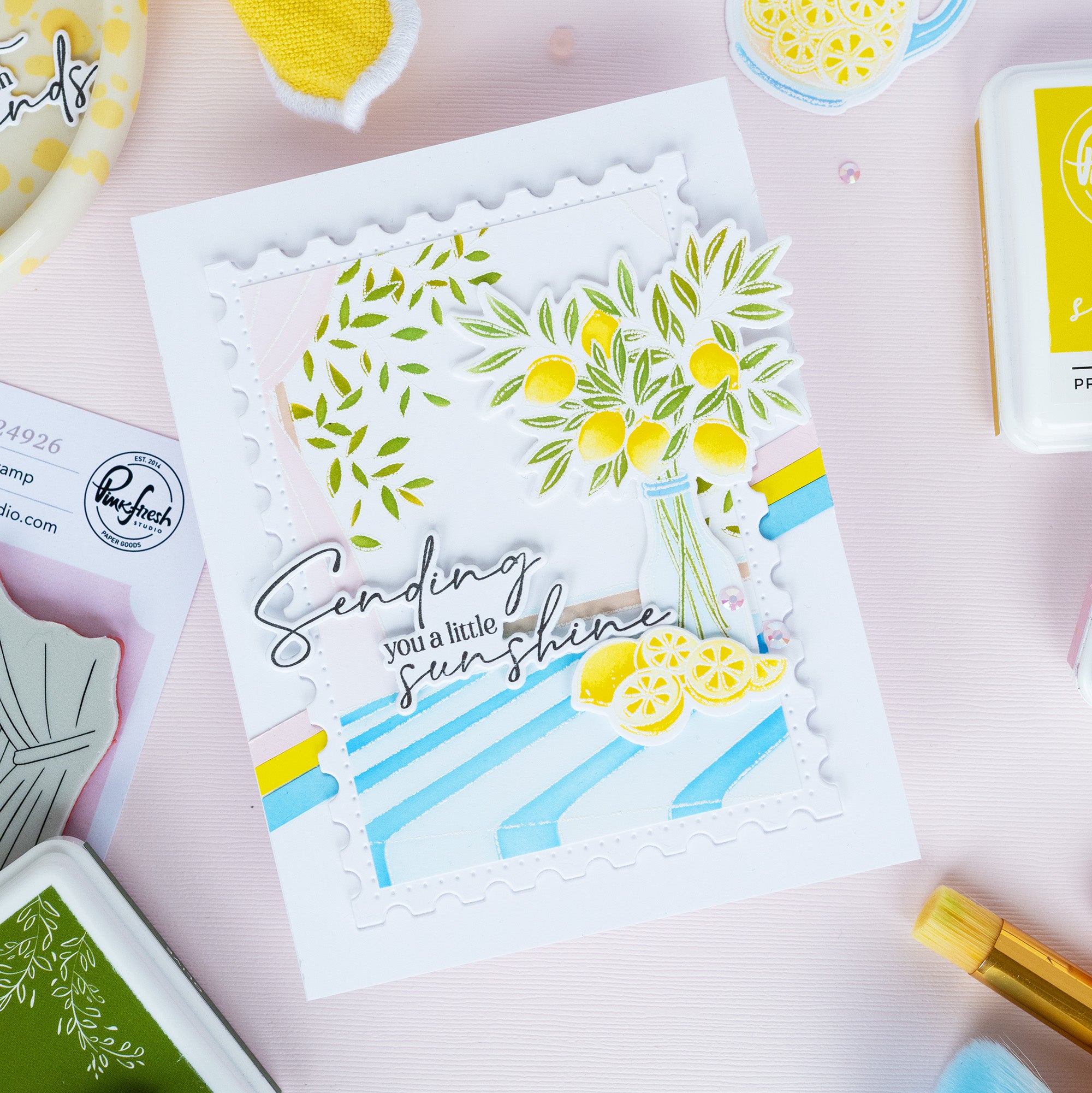 Pinkfresh Studio - Sunlit Table Cling Stamp