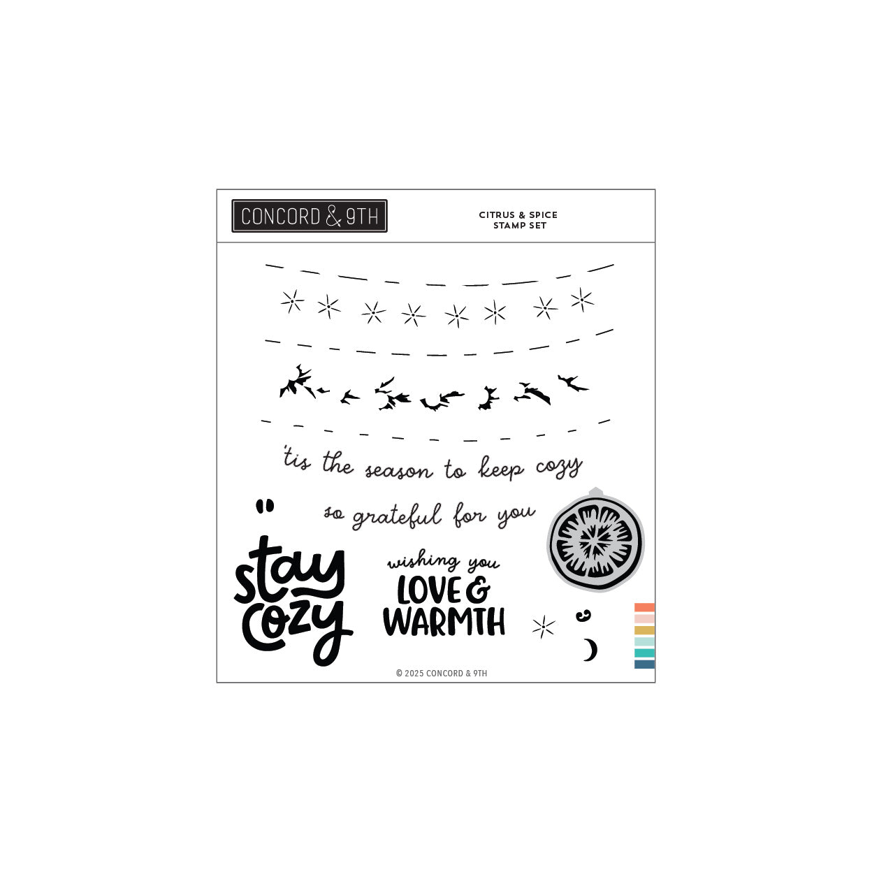 Concord & 9th - Citrus & Spice Stamp Set