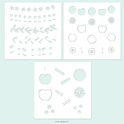 Concord & 9th - Citrus & Spice Stencil Pack