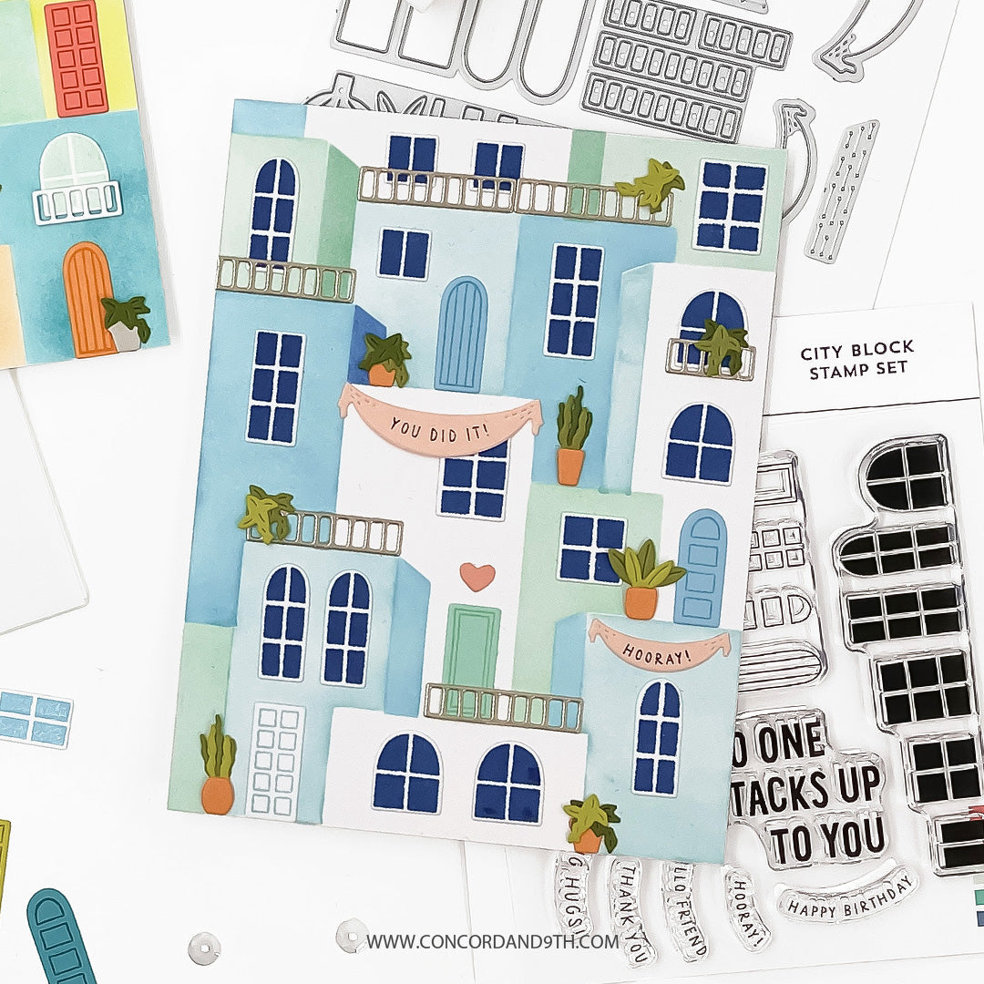 Concord & 9th - City Block Stamp Set