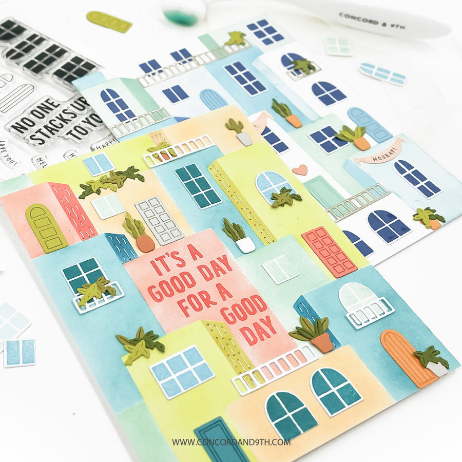 Concord & 9th - City Block Stamp Set