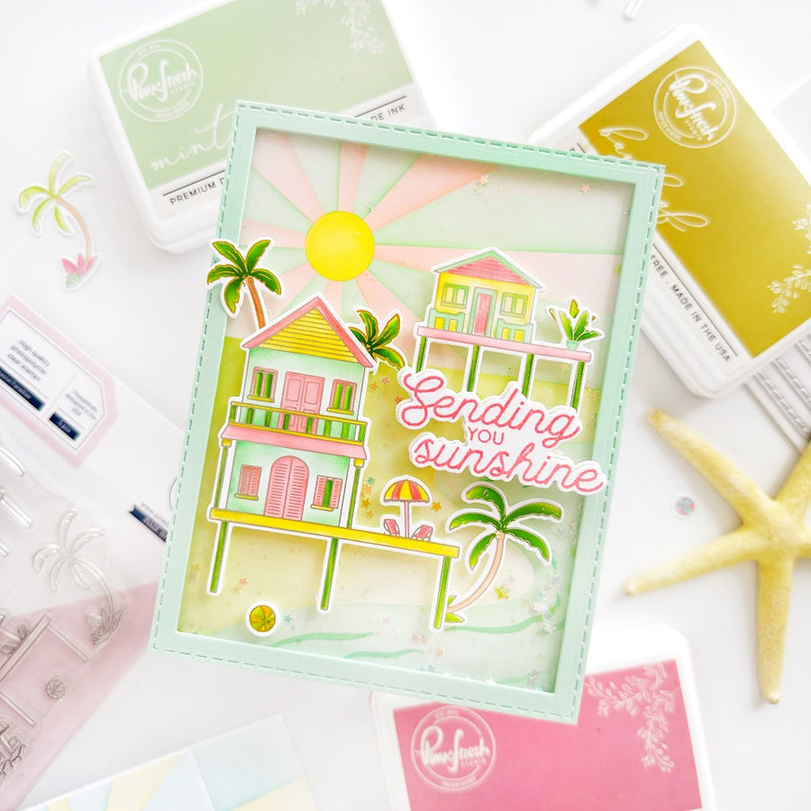 Pinkfresh Studio - Coastal Paradise Stencils