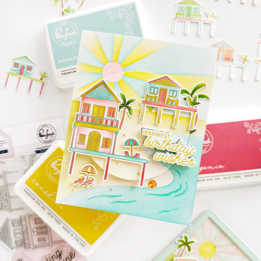 Pinkfresh Studio - Coastal Paradise Stencils