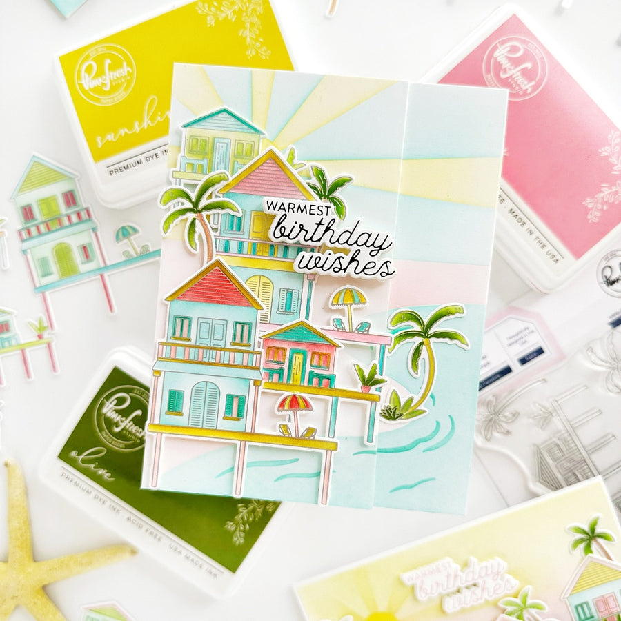 Pinkfresh Studio - Coastal Paradise Stencils