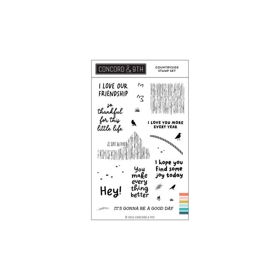 Concord & 9th - Countryside Stamp Set