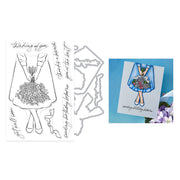 Hero Arts - Summer Bouquet Stamp & Cut Set from the Seaside Blooms Collection