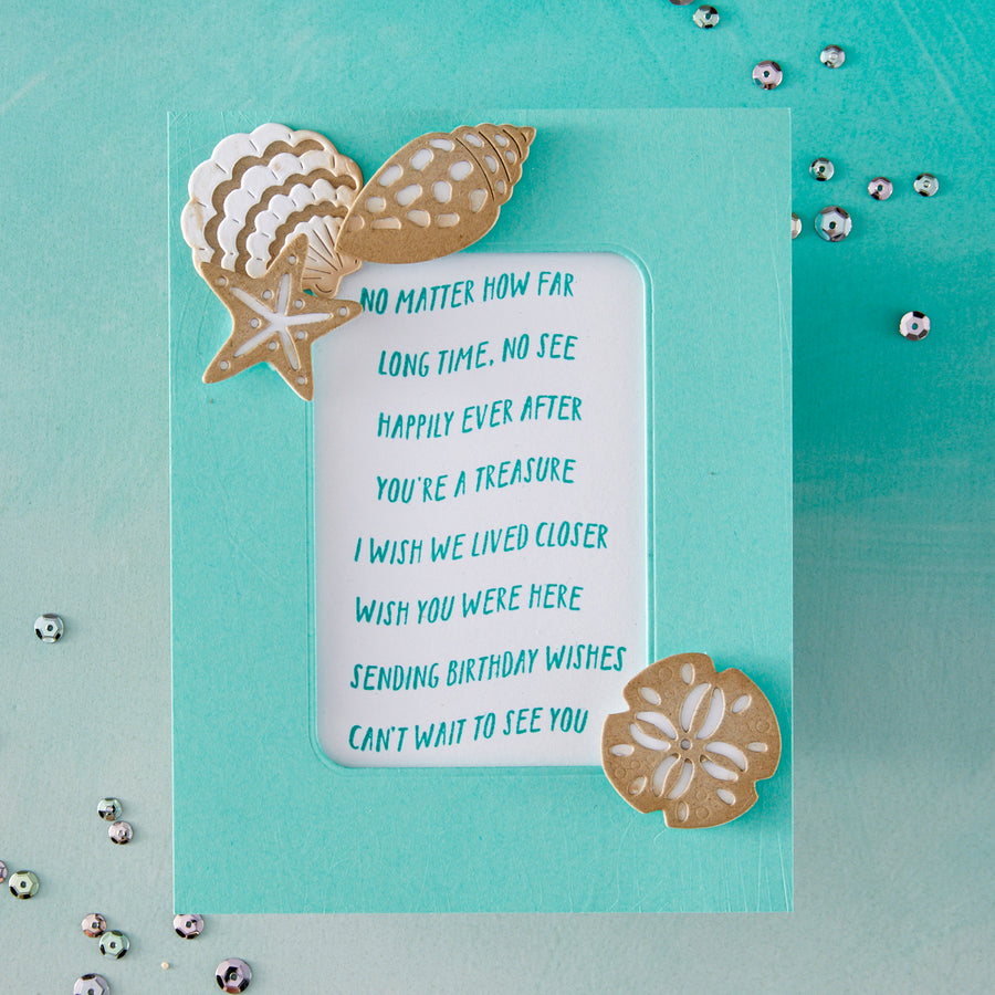 Hero Arts - Banner Days Clear Stamps from the Summer by The Shore Collection