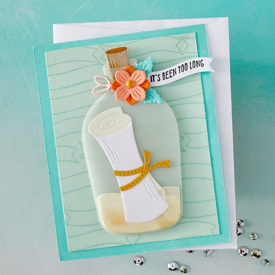 Hero Arts - Banner Days Clear Stamps from the Summer by The Shore Collection