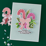 Hero Arts - Candy Cane Swag Clear Stamps from the Candy Cane Season Collection