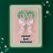 Hero Arts - Candy Cane Swag Clear Stamps from the Candy Cane Season Collection