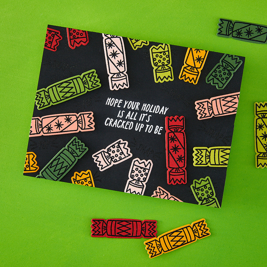 Hero Arts - A Little Nuts Stamp & Cut Set from the Crackin' Christmas Collection