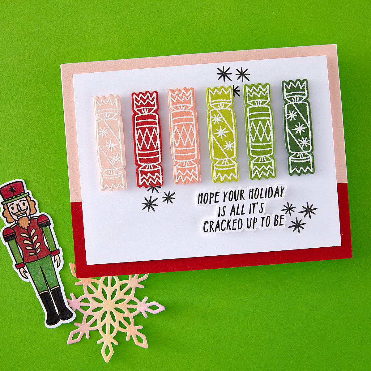 Hero Arts - A Little Nuts Clear Stamp Set from the Crackin' Christmas Collection